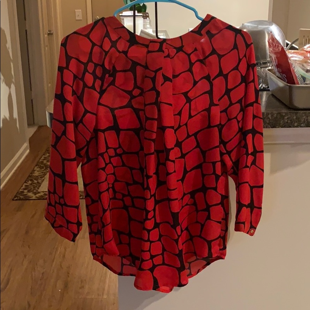 Black & Red Blouse!
